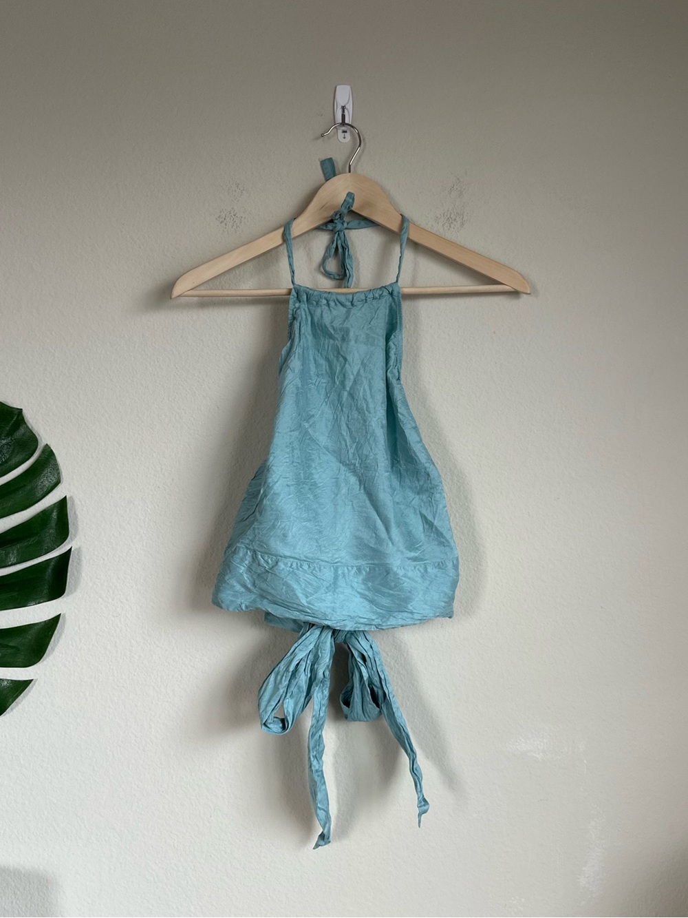 Calypso Christiane Celle Silk Halter Tie Tank Top